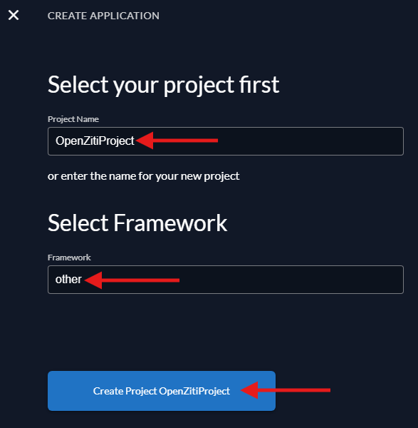 Create a Project